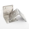 Hyever Stainless Steel L Brackets Fastener Corner Braces with Screws