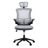 Modern High Back Mesh Executive Chair With Headrest And Flip