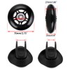 OwnMy 70mm x 24mm Luggage Suitcase Replacement Wheels, Rubber Swivel