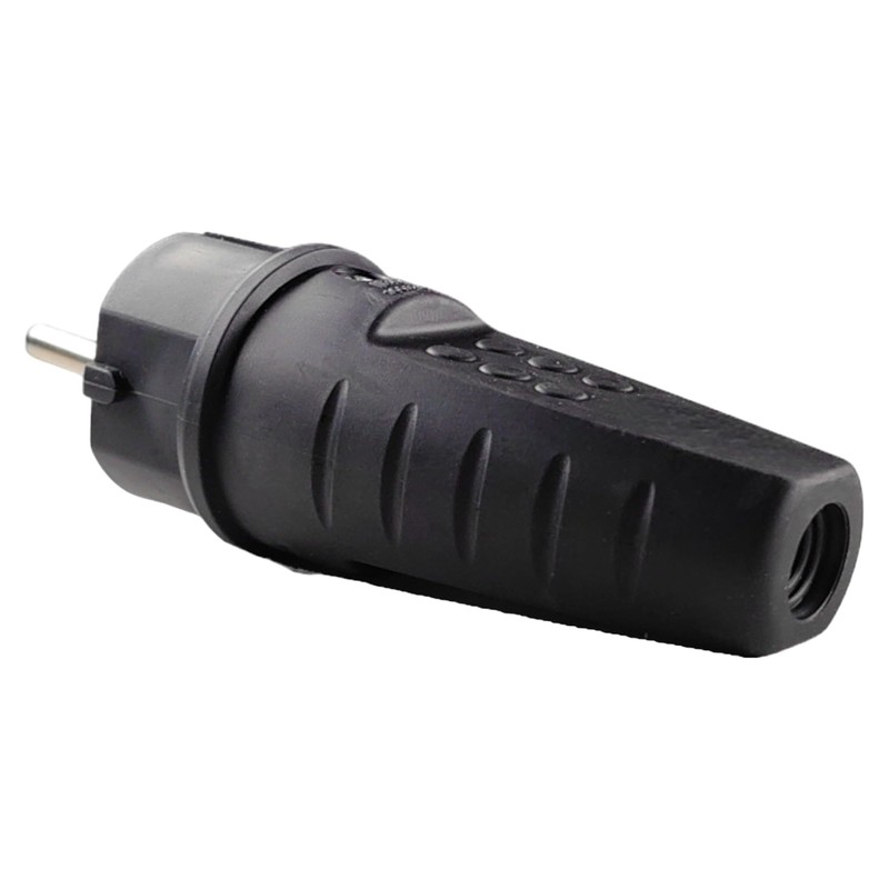 Rubber Power Plug 230 V, 16 A, IP44, Waterproof Plug,