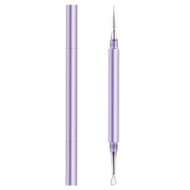 MYGLOAR Titan-Lanzette, Akne-Behandlung, Mitesser-Entfernung, Akne-Quetschwerkzeug, Akne-Quetscher, Akne-Entferner, Mitesserentferner, Porenreiniger, Akne-Werkzeug, Akne-Nadel (lila)