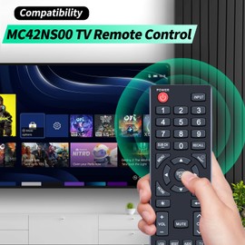 MC42NS00 Remote Control Replacement fit for Sanyo TV DP24E14 DP39D14 DP42D24 DP50E44 DP55D44 DP58D34 DP65E34 FVD3924 FVD5044 FVF5044