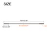 sourcing map 8pcs Push Rod Connector Double End Threaded Rod