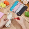 NICENEEDED 5 PCS Bag Bases for Crochet, PU Leather Bag