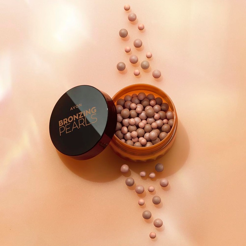 Avon Bronzing Pearls Warm Glow, Multi-Sized, Multi-Shade Pearls with Mineral