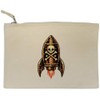 'Pirate Rocket ' Canvas Clutch Bag/Accessory Case (CL00040537)