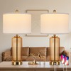 Table Lamps Set of 2 with Touch Control, 3-Way Dimmable