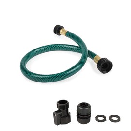 Garden Hose Leakproof for Gardener: 1/2” PVC Water Hoses with GHT Fittings - 2 FT No Kink and Flexible for Outdoor