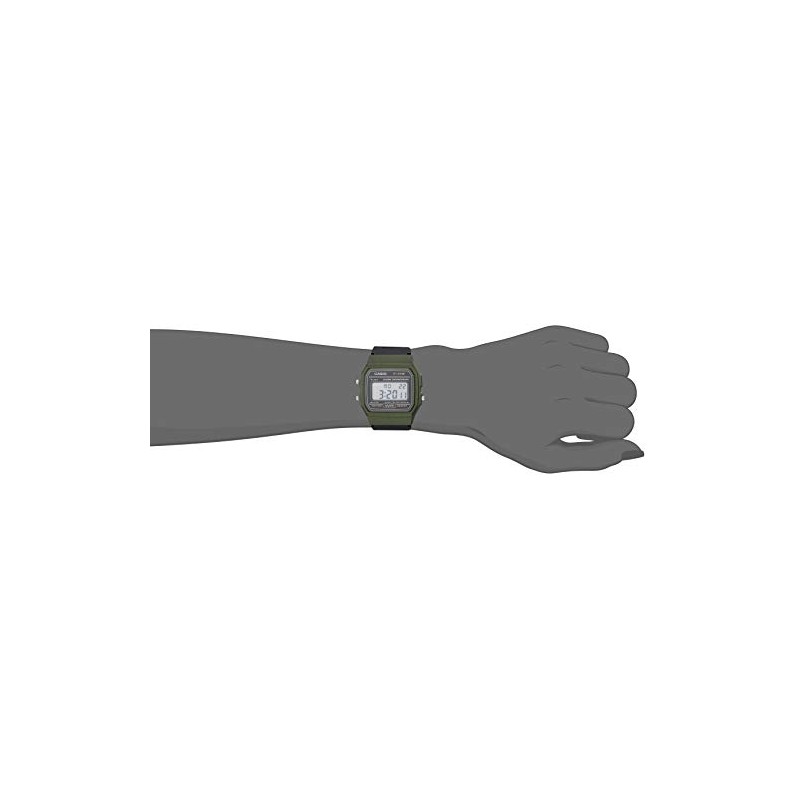 Casio F-91WM-3ACF Reloj Resistente al Agua para Unisex Adulto, color