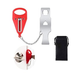 Door Lock - Mihao Portable Locks Self-Defense Door Stop Travel Travel Accommodation Door Stopper Door Lock Security Device Quality