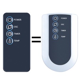 WDZP New Fan Replace Remote Control for Lasko S18961 S18635 U35115 2033667 2510 2511 2711 M18950 T38301 T32200 2033667A M16950 U35120 T36211 T37900 T38305 Oscillating Tower Fan