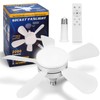 Jolimark 2000 Lumen Socket Ceiling Fan Light with Remote, E26