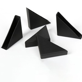 ccHuDE 20 Pcs Triangle Shape Corner Guards Plastic Glass Corner Guards Mirror Corner Covers Furniture Corner Edge Protectors Table Corner Protectors Clear