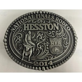 Hesston 2014 NATIONAL FINALS RODEO - HESSTON - Wrangler NFR - Belt BUCKLE