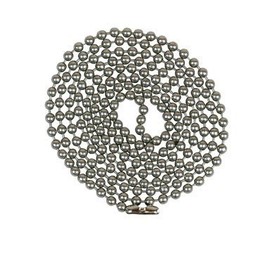 BEADED CHAIN #6 PEWTER (Pack of 1)