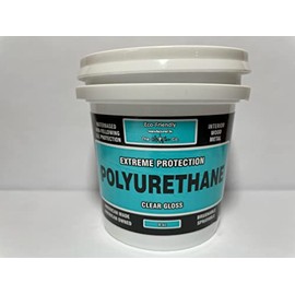 Crystalac Extreme Protection Water Based Polyurethane (Clear Gloss, 8oz Mini)