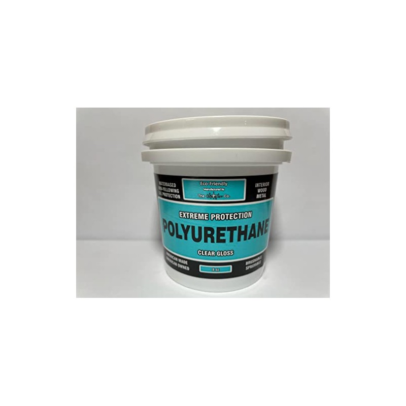 Crystalac Extreme Protection Water Based Polyurethane (Clear Gloss, 8oz Mini)