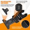 Kyoffiie 100Pcs Oscillating Saw Blades, 1-3/4" Quick Release Multi Tool