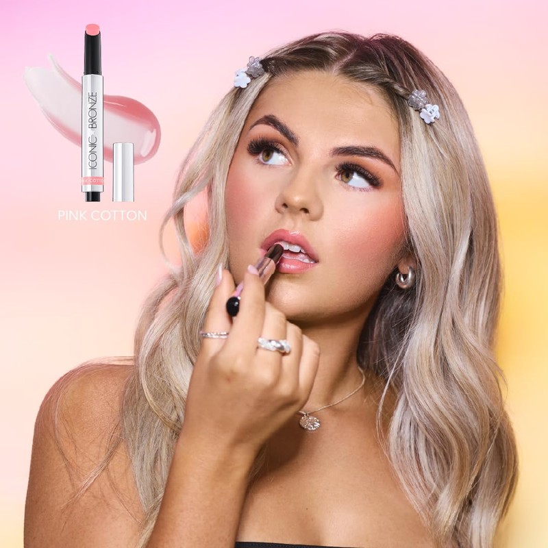 Iconic Bronze Lip Balms, Deep Hydration, Moisturising For 12 Hours,