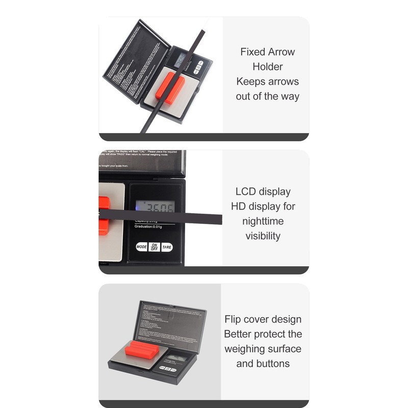 Electronic Arrow Weighing Scales Portable Archery Arrow Weight Checking Scale