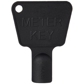 A1SONIC® Gas Meter Box Key Triangular Gas Electric Utility Meter Box Key Black Plastic Key (ONE)