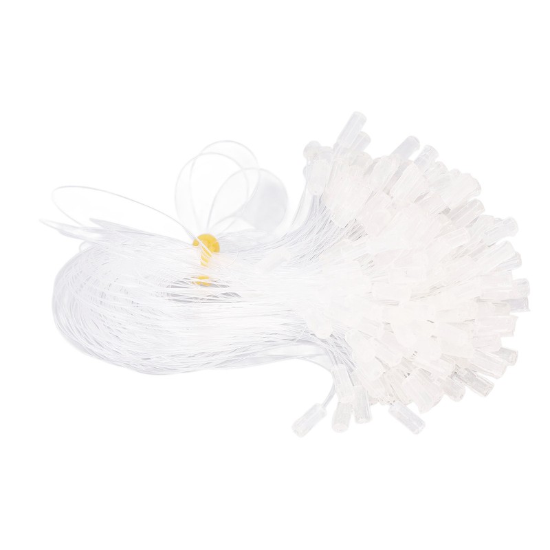 200pcs Invisible Fishing Line Elastic Wire for Hair Extensions Transparent