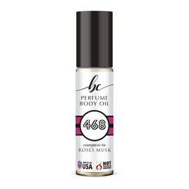 BIOCURA BC Perfume 468 Inspired by Roses Musk For Women Replica Fragrance Body Oil Dupes Alcohol-Free Sample Travel Size Concentrated Long Lasting Roll-On 0.3 Fl Oz/10ml