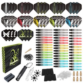 MageRabbit Dart Accessories kit, PC shafts, Flights, Flight Savers, Sharpener, O-Rings