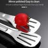 2Pcs Stainless Steel Kitchen Tongs, BBQ Tongs,Grill Tongs,Non Stick Heat