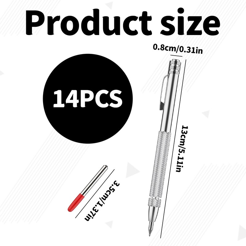 Scribe Tool, 2pcs Scribing Tool, Engraving Pen, Etching Tools, Metal