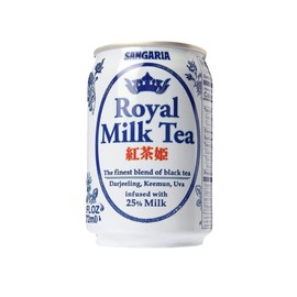 Sangaria Royal Milk Tea and Strawberry Milk | 6 pack | Popular Drink From Japan | Japanese Can Drinks | Rich and Creamy | Bundles | Variety Packs | Combo |Beverages | 8.96 Fl Oz