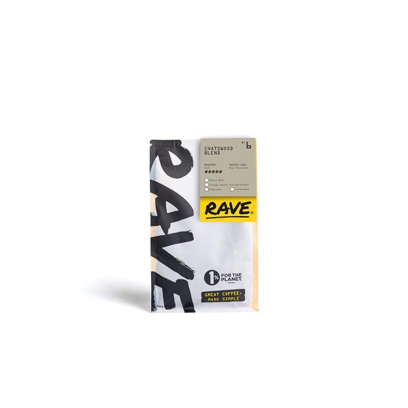 Rave Coffee - Chatswood Blend Nº 6, Cafetière Grind Freshly