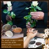 Yuntau 36 Pcs Memorial Stones Keychains River Stone Key Rings