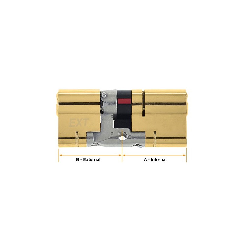 40 (INT) X 55 (EXT) 40/55 Brass YALE Platinum 3
