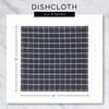 DII Assorted Woven Kitchen Set, Dishtowel, 18x28, Dishcloth, 13x13, Teal,
