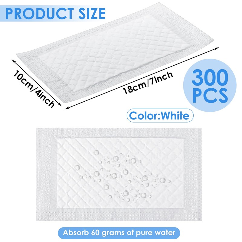 Reallnaive Meat Absorbent Pads 4x7 inch Meat Soaker Pads for