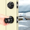 Probrico 1 Pack Door Knob with Double Cylinder Deadbolt Lock