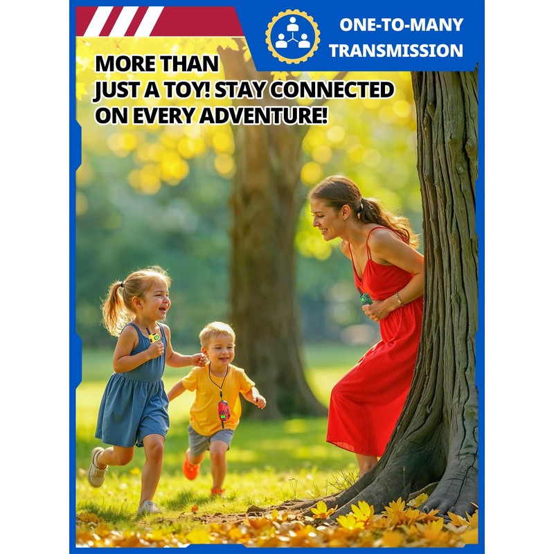 Inspireyes Walkie Talkies for Kids Rechargeable, Long Range 2 Way