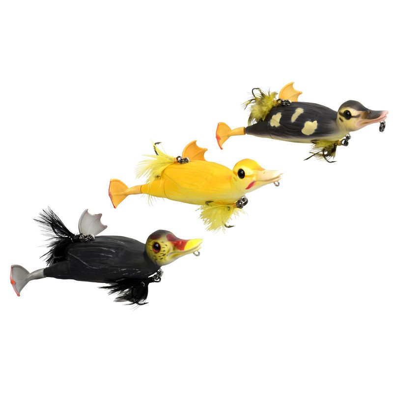Savage Gear 3D suicide duck wobbler as bait for pikes,