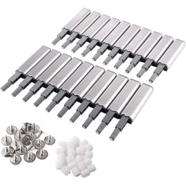 EVERGD 10Pcs Push to Open System Soft Close Damper Buffer Cabinets Door Drawer Hinges Magnetic Catch for Home Furniture Cabinet