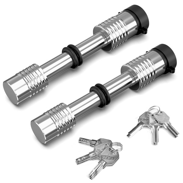 Tlvuvmo Trailer Hitch Lock Set with Keys, 5/8" Hitch Pins