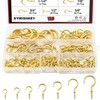 Cup Screw Hooks for Hanging, DYWISHKEY 136PCS 7 Sizes Cup