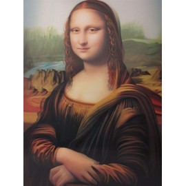 Mona Lisa - 3D Lenticular-12X16 Stunning Poster Print (4021)