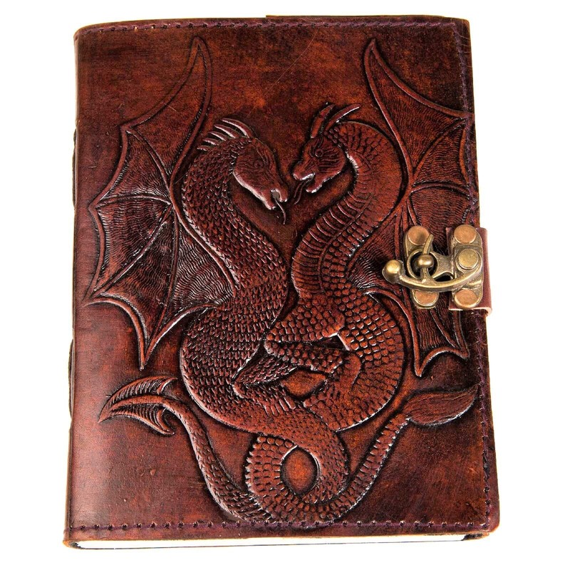 URBAN LEATHER Dungeons and Dragons DND Journal for Men Women
