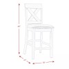 Picket House Furnishings Alexa Counter Height Side Chair Set in