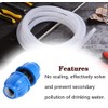 Straight Connector, 5pcs Pe Plastic 20mm to 20mm Straight Water