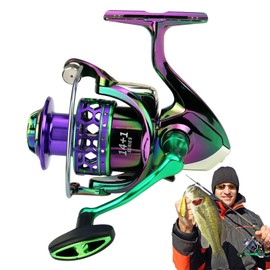 Fishing Reels,Spin Reel Saltwater - Baitcaster Wheel Smooth Baitcasting Spinner for Surf Inshore Catfish Trout Bass Adventures