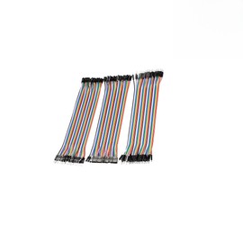 YONTTQNN Breadboard Jumper Wire, Jumper Wire, 40P x 3 Types Set, Male-Male-Female-Female-Female-Dupont Wire, Lead Wire, Set of 120, 3.9 inches (10 cm), For Electronics Projects, Prototyping