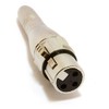 kenable XLR Female Holes to 6.35mm MONO Jack Socket Adapter