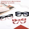 Hubeye Progressive Multifocus Reading Glasses for Women Blue Light Blocking